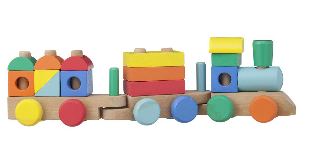 hema houten speelgoed gekleurde houten-trein