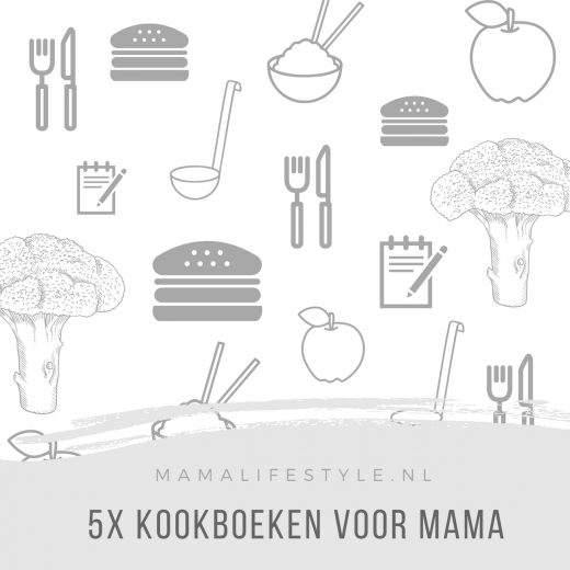 5X kookboeken mama moederdag