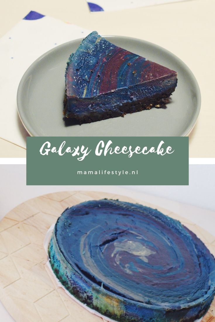 Pinterest - space party galaxy cheesecake