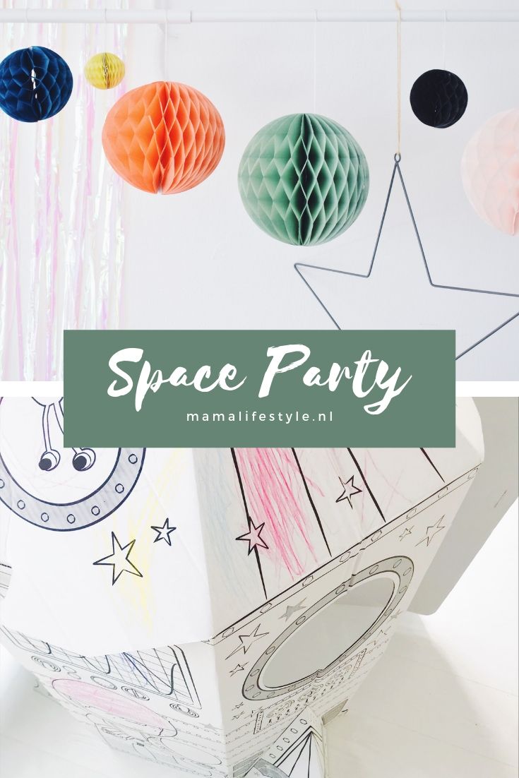 Pinterest - space party kinderfeestje