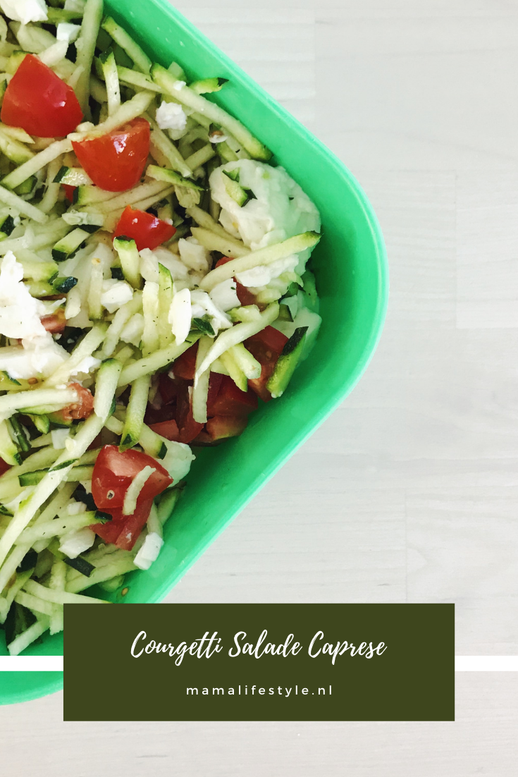 Pinterest - courgetti salade caprese