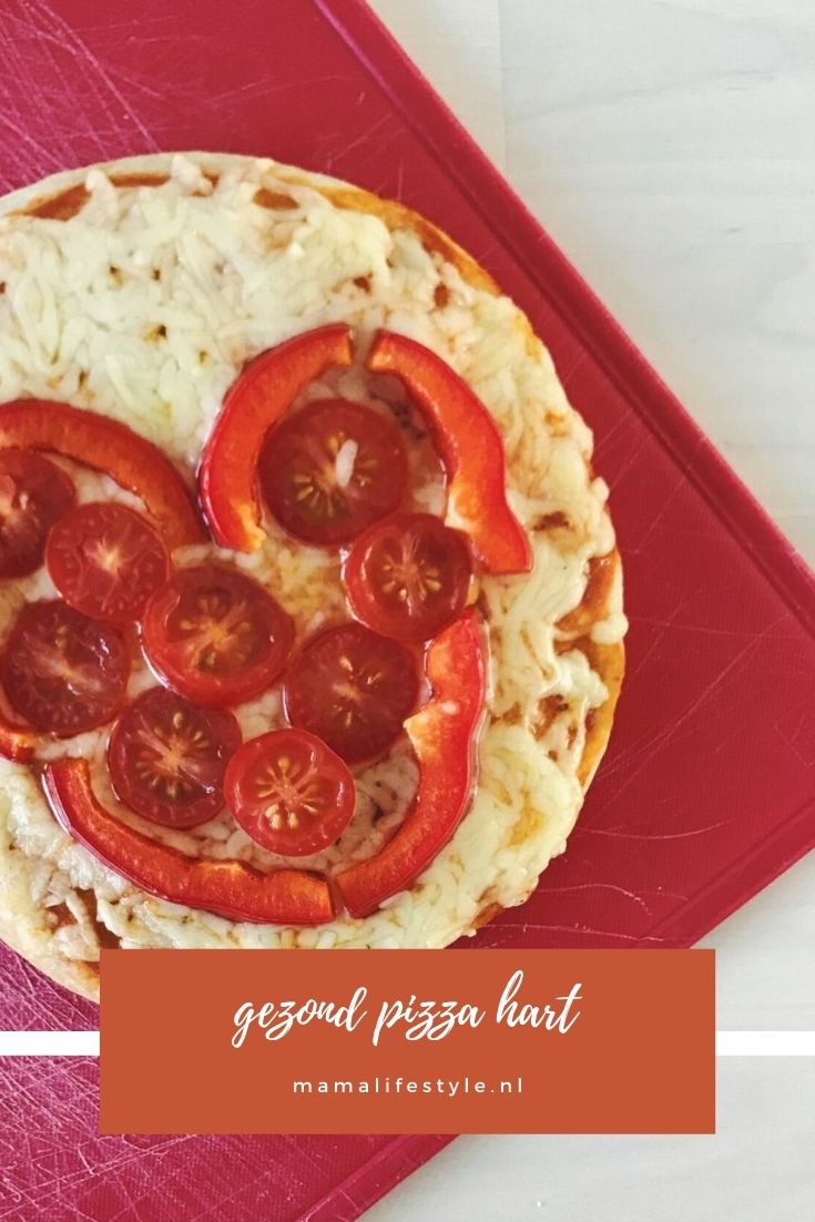Pinterest - gezond pizza hart