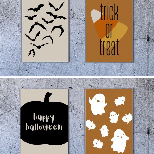 Halloween printable posters